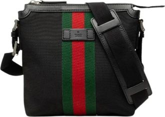 Gucci unisex, Pre-owned, Zwart, Maat: ONE Size Leer