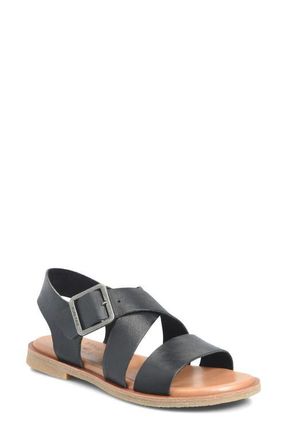 Kork-ease Dara Ankle Strap Sandal in Black F/G at Nordstrom, Size 10