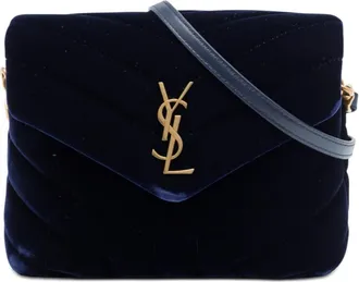 Saint Laurent Pre-owned Saint Laurent Toy Matelasse Velvet Monogram LouLou Crossbody Ladies DIG3E60M2WSZP5MT