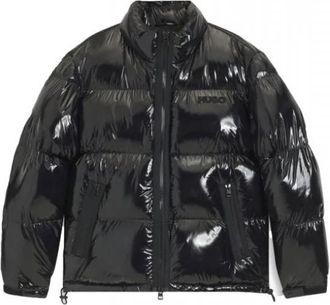 HUGO BOSS Biron 2541 Jacket - Heren - Winterjassen - Zwart - L - Leer - Jassen