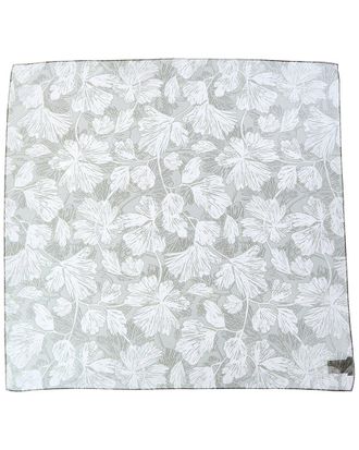 Brunello Cucinelli Floral-Printed Square Silk Scarf