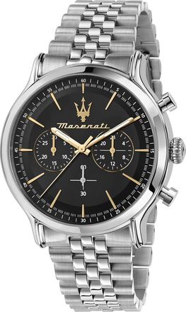 Maserati EPOCA Chronograph Quartz Black Dial Mens Watch R8873618017