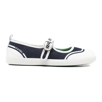 Carel Costa Canvas Trainer - female - Carel - Ballerina Shoes - Black - 3 UK - Shoes