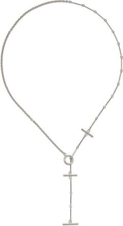 LADY GREY Triplet Toggle Y-Necklace in Silver at Nordstrom