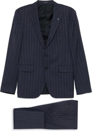 Tagliatore Pak Tagliatore - Heren - Business pakken - Blauw - 2XL - Wol - Kostuums