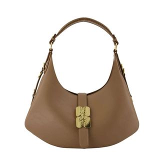 Ganni Kat Small Butter Shoulder Bag - female - Ganni - Shoulder Bags - Beige - ONE SIZE - Bags