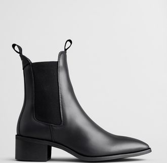 GANT Women St Broomly Leather Chelsea Boots (37) BLACK