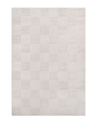 Jonathan Y Designs Thea Modern Geometric Checkerboard High-Low Area Rug