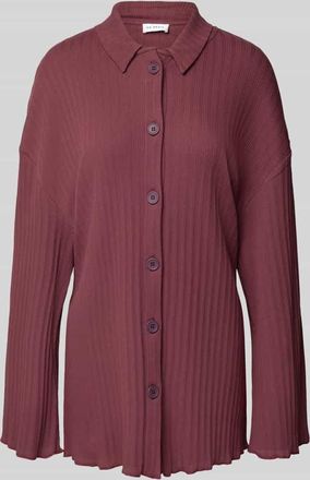 Oh April Hemdbluse mit Knopfleiste in Dunkelrot, Gr&ouml;&szlig;e M