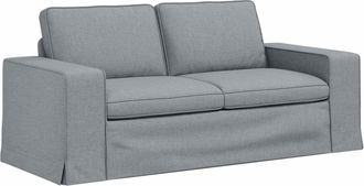 vidaXL Sof&aacute; Gris Claro 182 X 80 X 82 Cm Tela Vidaxl