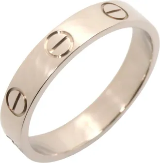 Cartier Silver White Gold (18K) Band Ring (Pre-Owned)