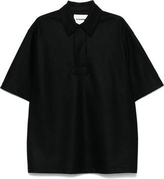 Jil Sander Polo in lana - Nero