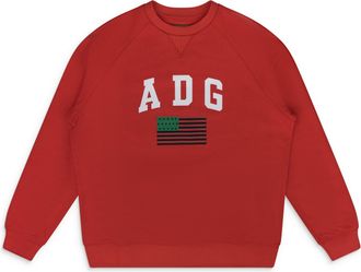 Denim Tears Red 1619 Crewneck Sweater
