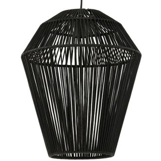 Light & Living Light & Living - lampada a sospensione - Deya - nero - cotone - Ø