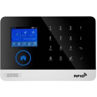 OEM Sistema De Alarma Inal&aacute;mbrico Para El Hogar, Sistema Antirrobo Gsm Sms Wifi, Sensor De Puertas Y Ventanas, Control Remoto Para Apartamentos, Garajes Y