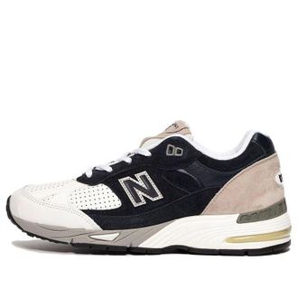 New Balance Sneakersnstuff x 991 Made in England Perforated Pack - Navy White M991PJ