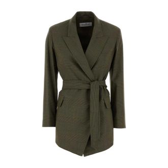 Max Mara Nasello Blazer - Dames - Jassen - Bruin - Maat: 3XS Wol