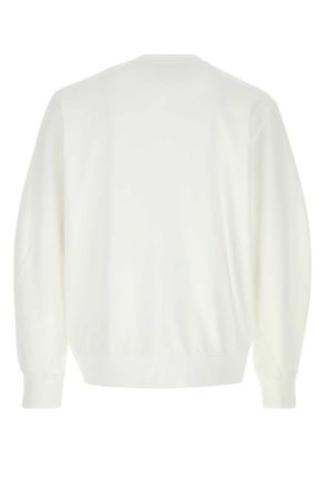 Givenchy Mens White Cotton Sweatshirt Exterior: Felpe