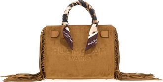 Rue Madam Canyon Mini Tote Fringes - Dames - Handtassen - Bruin - ONE Size - Leer - Tassen