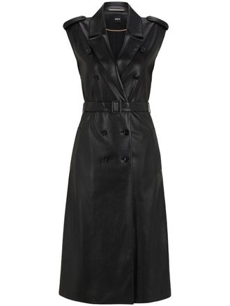 BOSS Abito midi doppiopetto - Nero