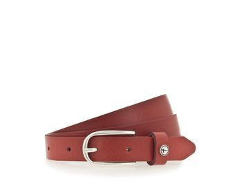 Tamaris Lederg&uuml;rtel TAMARIS, Damen, Gr. 11,5, rot, Rindsleder, unifarben, G&uuml;rtel Lederg&uuml;rtel, weiches Rindleder mit leichter Narbung, schmal