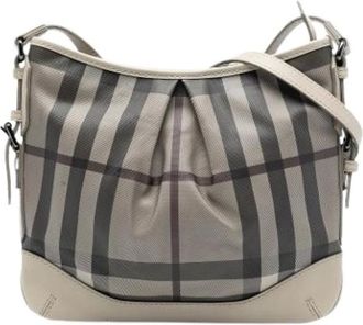 Burberry Pre-owned Cross Body Bags, female, Beige, Size: ONE SIZE Pre-owned The Hartham Crossbody Bag