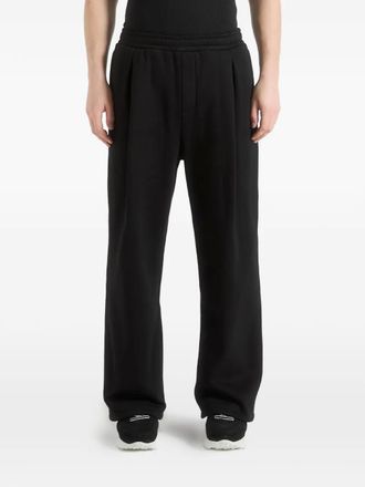 Mani&egrave;re De Voir Cyril pleated track pants - Black