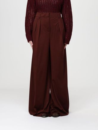 Max Mara Pants MAX MARA Woman color Burgundy