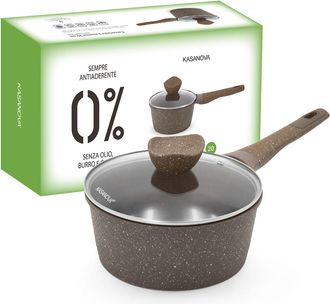 KASANOVA 0% grassi casseruola 20 cm, con coperchio