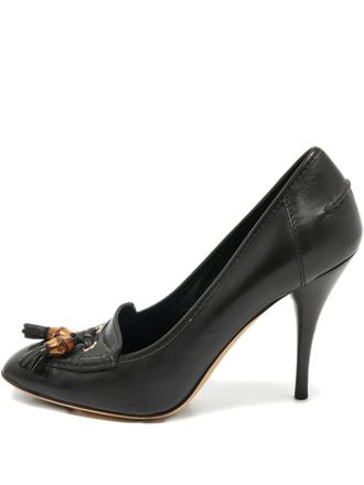 Gucci leather pumps - Black