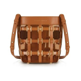 Elisabetta Franchi Bucket Bags, female, Brown, Size: ONE SIZE Bucket Bag