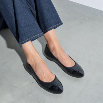 Isabel Bernard Ballerinas - Vend&ocirc;me Ynes Ballerinas - Gr. 37 (EU) - in Schwarz - f&uuml;r Damen