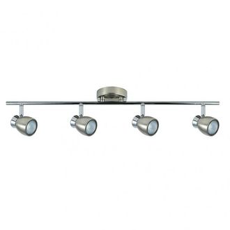 Fabrilamp Regleta Ba&ntilde;o Modelo Chacho 4 Focos Niquel-cromo