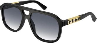 Gucci Gg1188S Zonnebril - unisex - Accessoires - Zwart - Maat: 58 MM