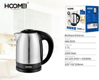 Trade Shop Trade Shop - Bollitore Elettrico 2200 Watt 1.7 Litri Per Infusi Tisane Hoomei Hm-5535