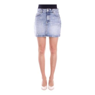 Only Onlonur Pearl Deco Skirt - female - ONLY - Denim Skirts - Blue - XS - Skirts