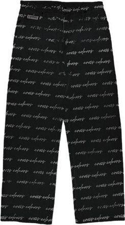 Cross Colours Signature Print Wide Leg Jeans in Vintage Black at Nordstrom, Size 32 X 27