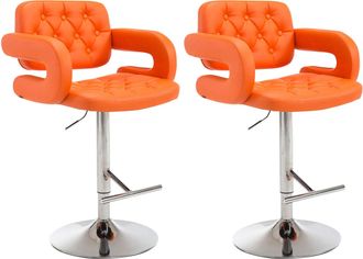 Clp Clp - Set De 2 Taburetes De Bar Dublin Naranja