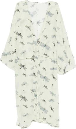 Parlor Jas met print - Groen