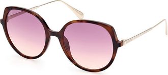 Max & Co. MO0088 52Z Womens Sunglasses Tortoiseshell Size 54