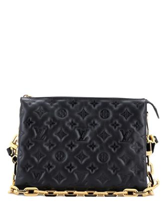 Louis Vuitton Coussin Bag Monogram Embossed Lambskin PM crossbody bag - women - Calf Leather/Lambskin - One Size - Black