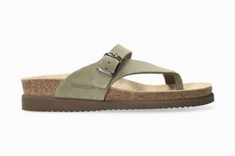 Mephisto Womens Helen Sandal In Light Khaki