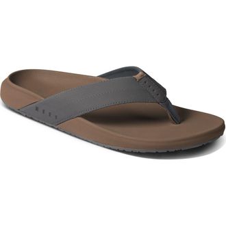 Reef The Raglan Flip Flop in Fossil/Grey at Nordstrom Rack, Size 12