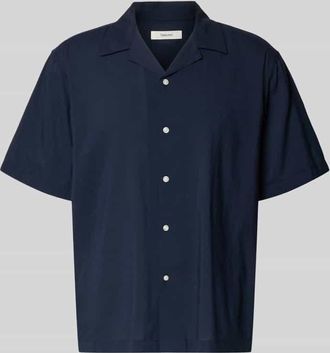 Selected Relaxed Fit Freizeithemd aus Bio-Baumwoll-Modal-Mix Modell RELAXAIR in Dunkelblau, Gr&ouml;&szlig;e XXL