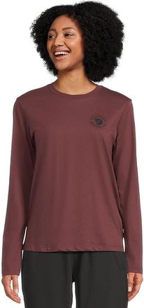 Fjällräven 1960 Logo T-Shirt Long Sleeve Womens Clothing Port : XL, Cotton