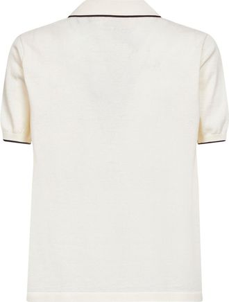 MC2 Saint Barth Mens Polo Shirt Sloan Ivory Cotton T-shirts And Polos