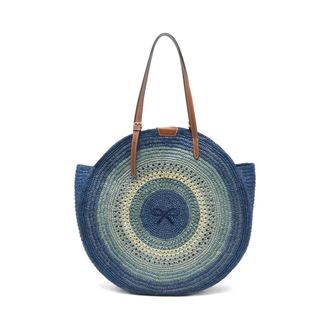 Anya Hindmarch Shoulder Bags, female, Blue, Size: ONE SIZE Moraf Tote