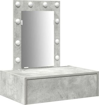 vidaXL Vidaxl - Dressing Table with Drawer Grey 60 x 40 x 70 cm Engineered wood