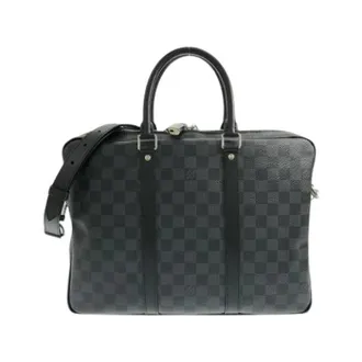 Louis Vuitton Pre-owned Vintage Canvas Handbag - Heren - Pre-owned - Grijs - Maat: ONE Size