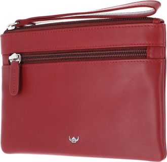Golden Head Leather phone pouch wristlet Polo RFID Protect RV-Handytasche 4075 Rot dark red